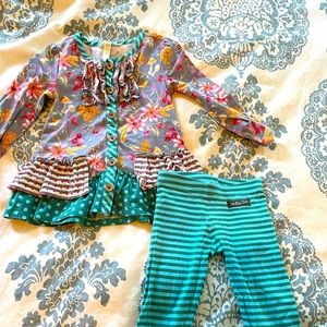 Beautiful green Matilda Jill Outfit